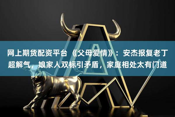 网上期货配资平台 《父母爱情》：安杰报复老丁超解气，娘家人双标引矛盾，家庭相处太有门道
